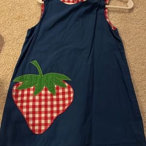 Mini boden strawberry dress
